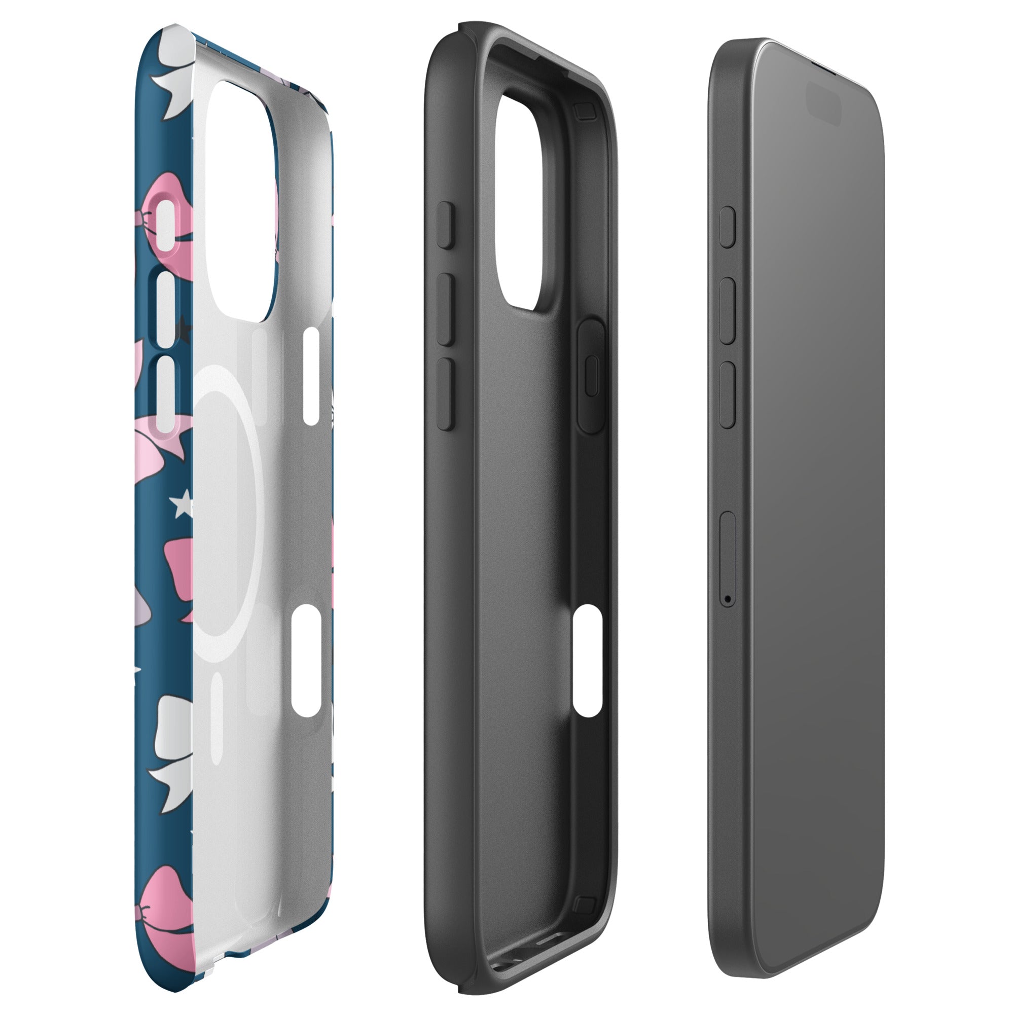 Pastel Bows MagSafe Tough Case for iPhone