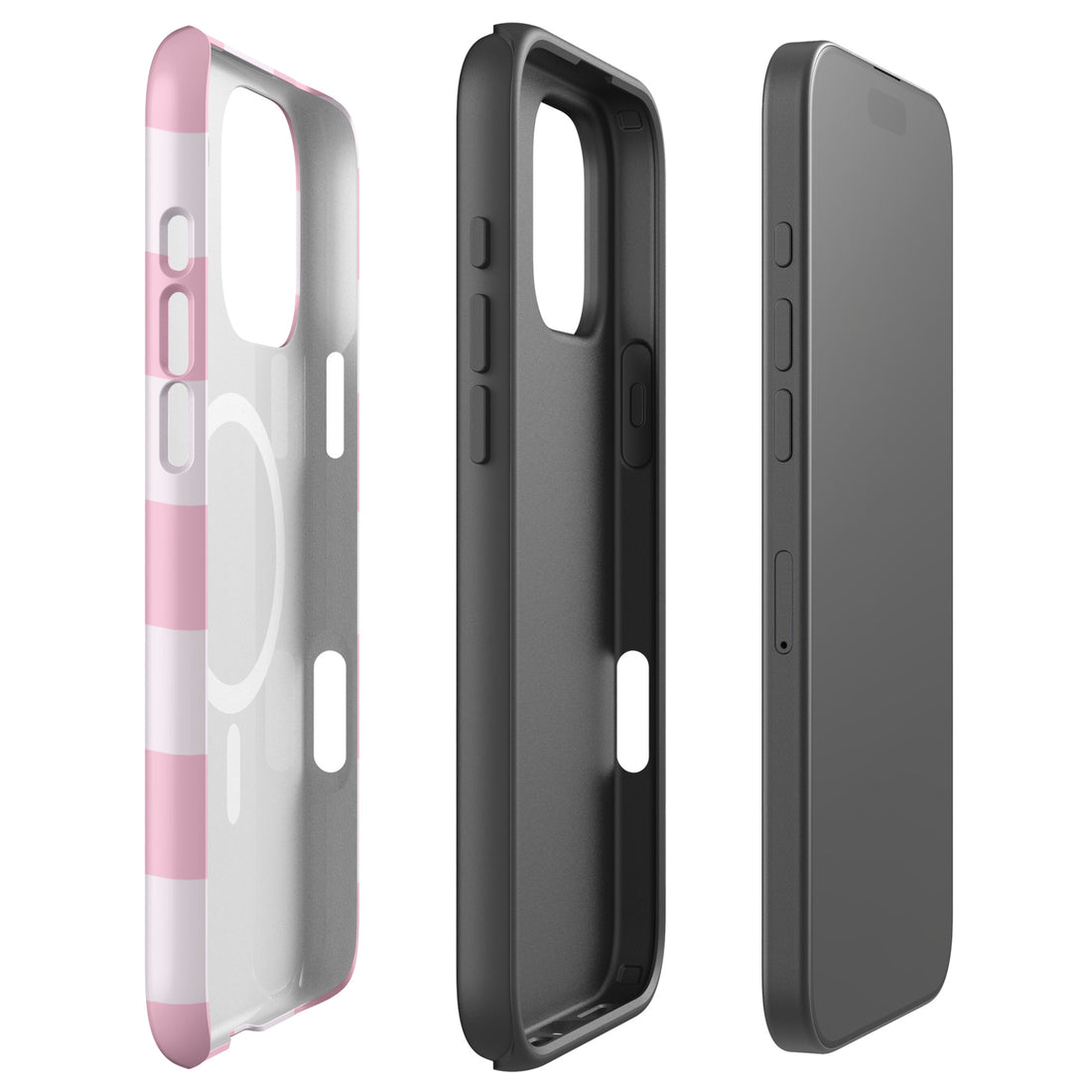 Pink Checkerboard MagSafe Tough Case for iPhone