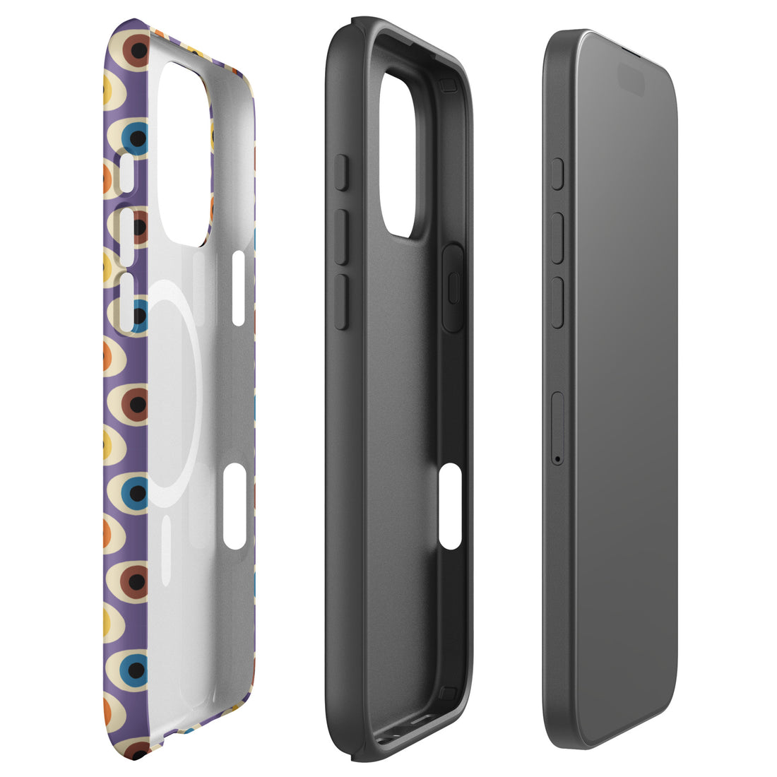 Retro Evil Eye MagSafe Tough Case for iPhone