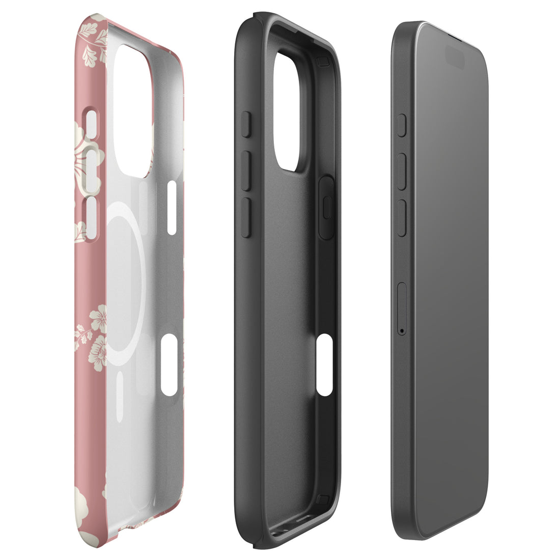 Rose Bloom MagSafe Tough Case for iPhone