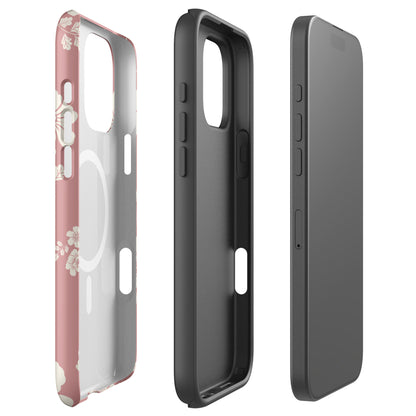 Rose Bloom MagSafe Tough Case for iPhone