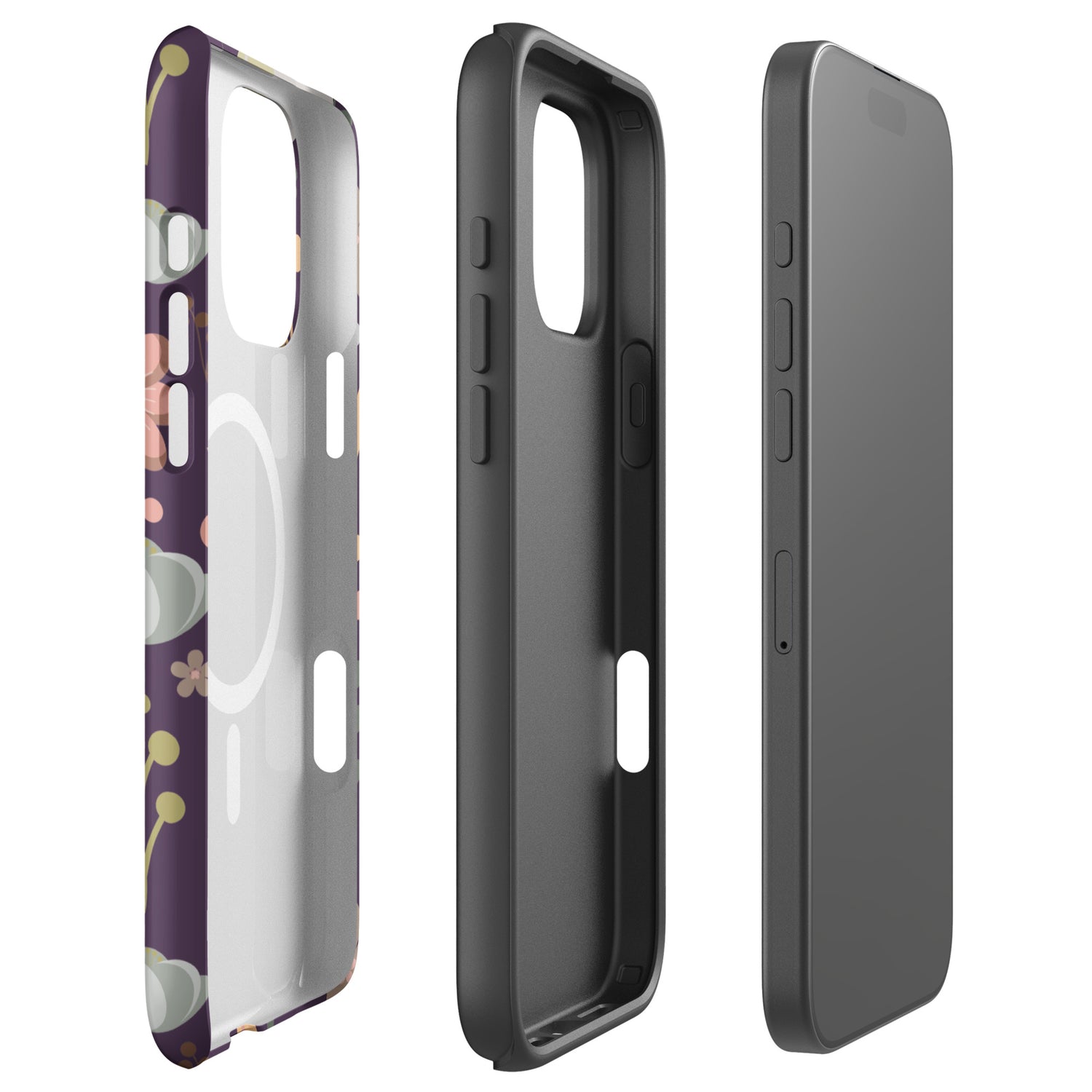 Vintage Botanical Bloom MagSafe Tough Case for iPhone