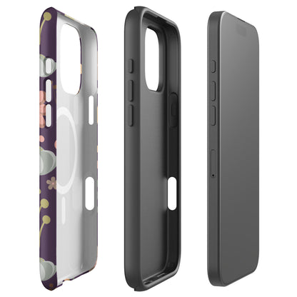 Vintage Botanical Bloom MagSafe Tough Case for iPhone