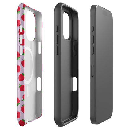 Strawberry Fields MagSafe Tough Case for iPhone