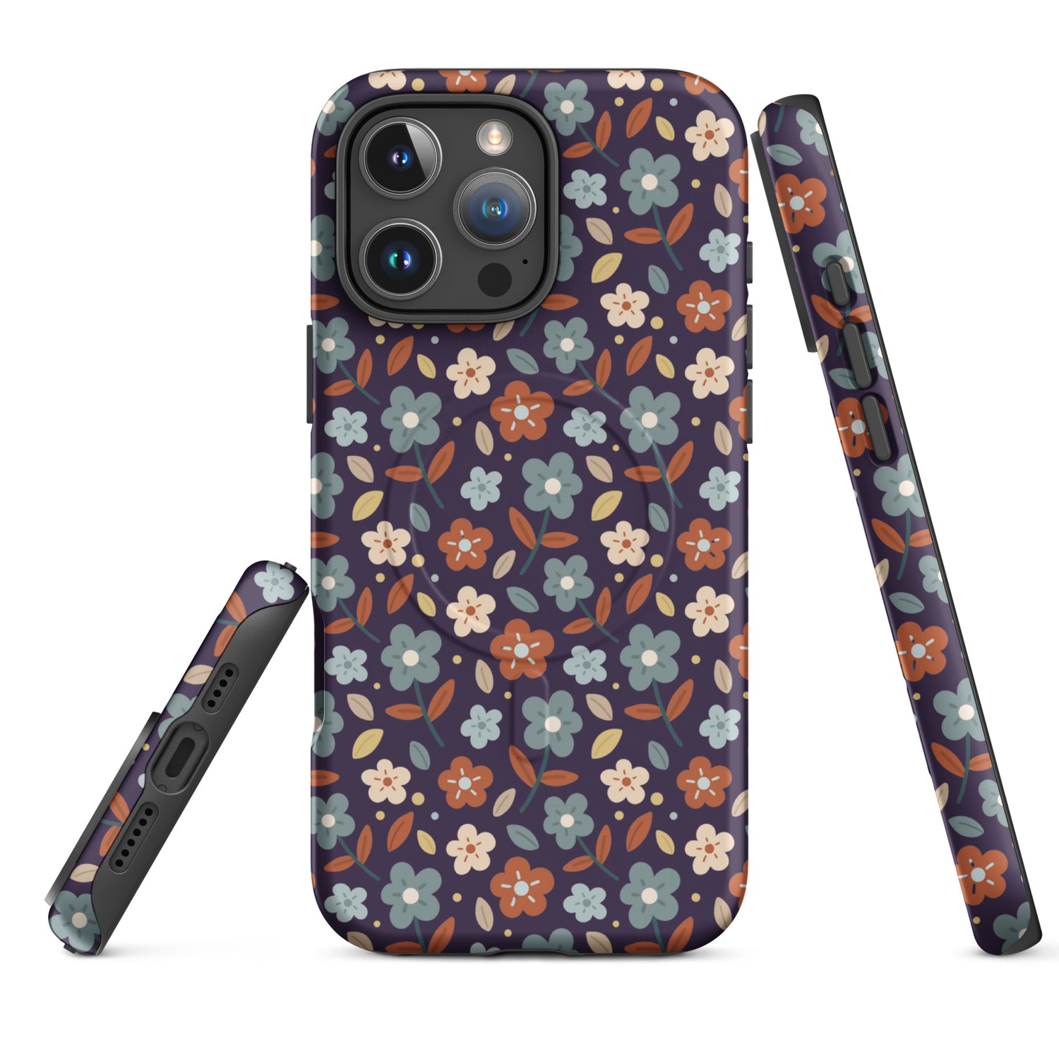 Vintage Bloom MagSafe Tough Case for iPhone