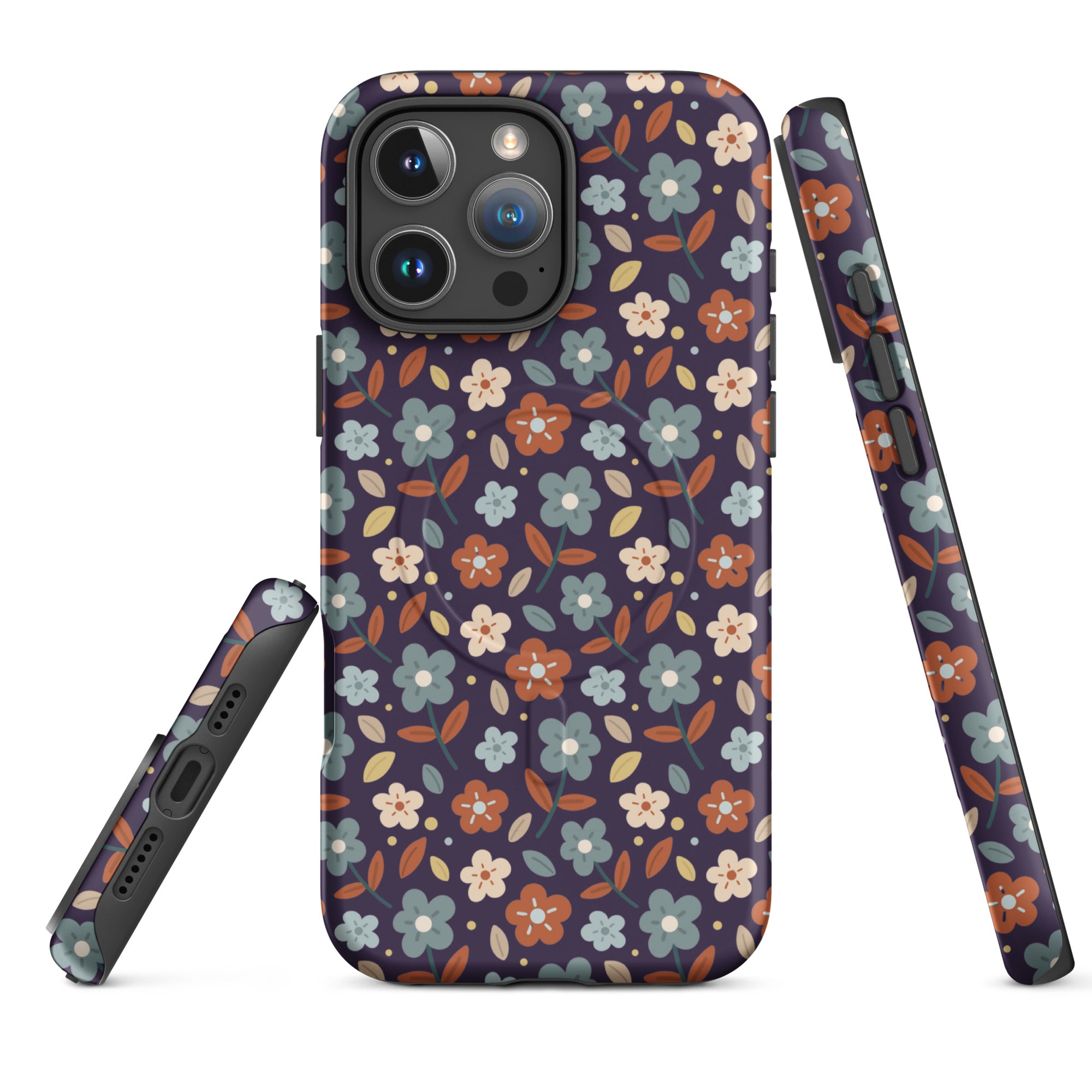 Vintage Bloom MagSafe Tough Case for iPhone