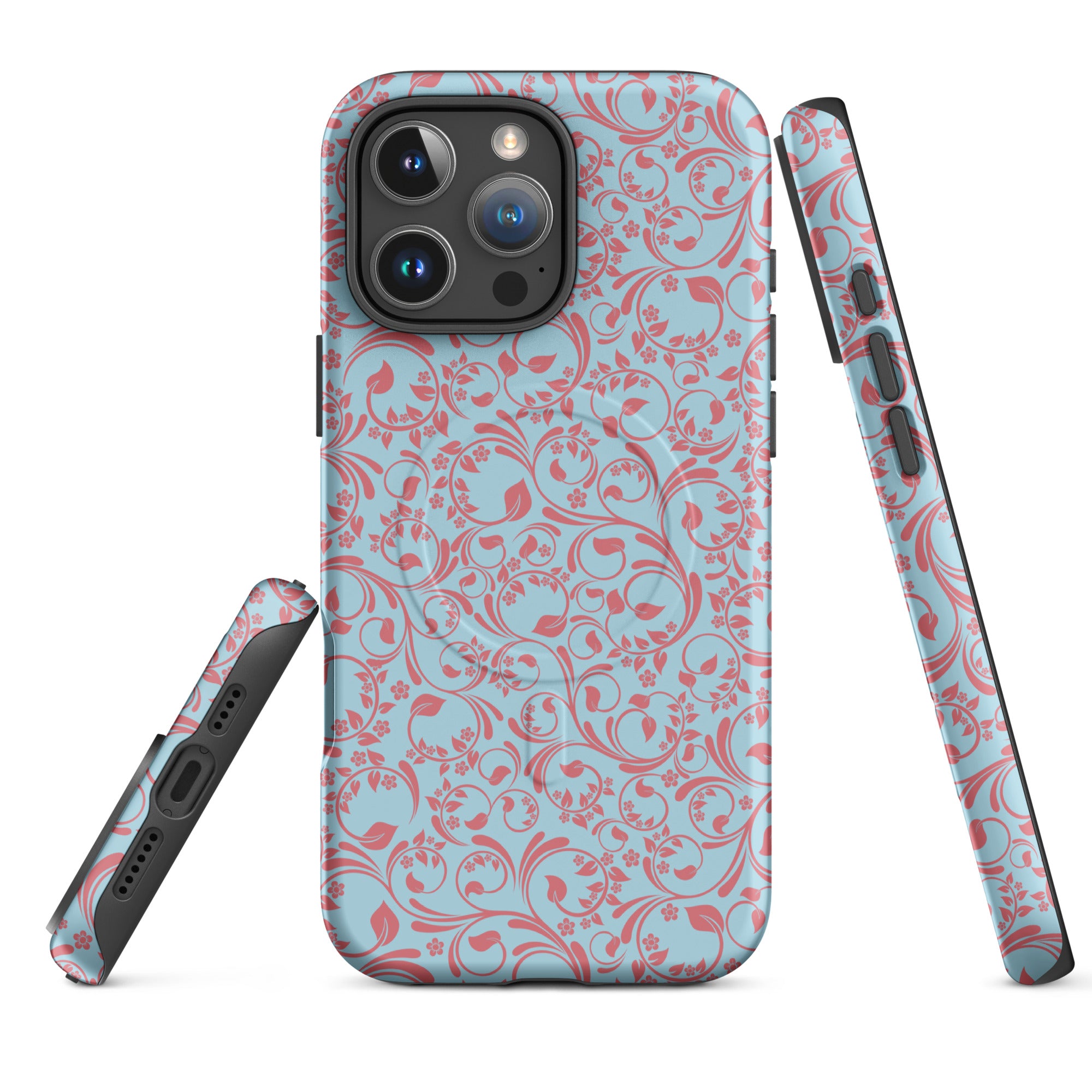 Whimsical Flower Bloom MagSafe Tough Case for iPhone