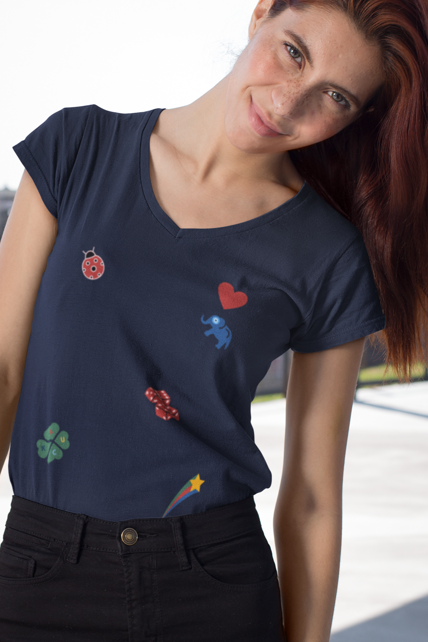 Good Vibes Charm Relaxed Tee