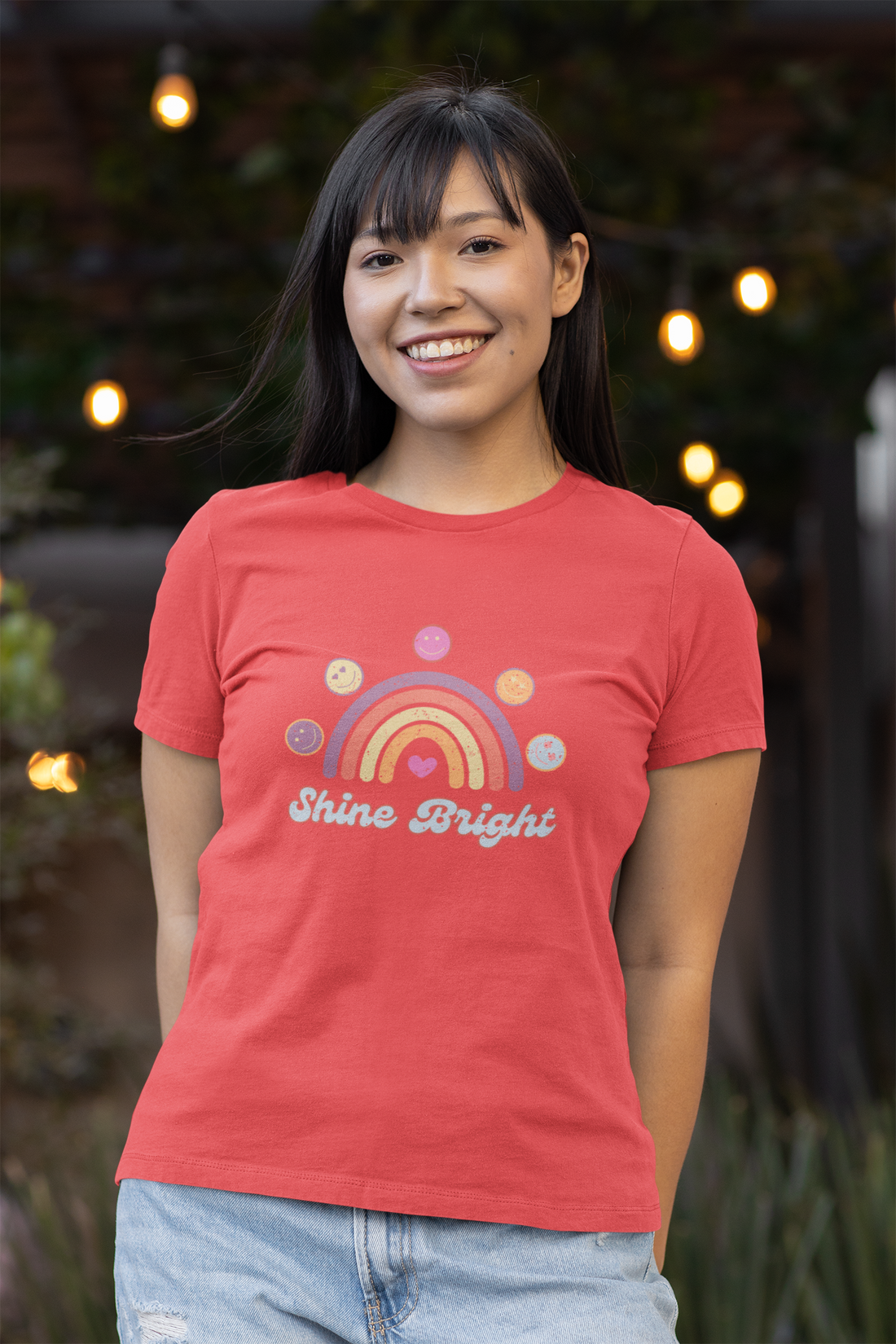 Shine Bright Fitted Relaxed Tee