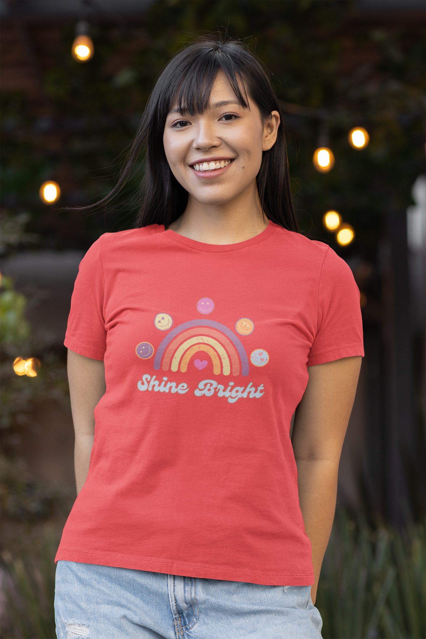 Shine Bright Fitted Relaxed Tee
