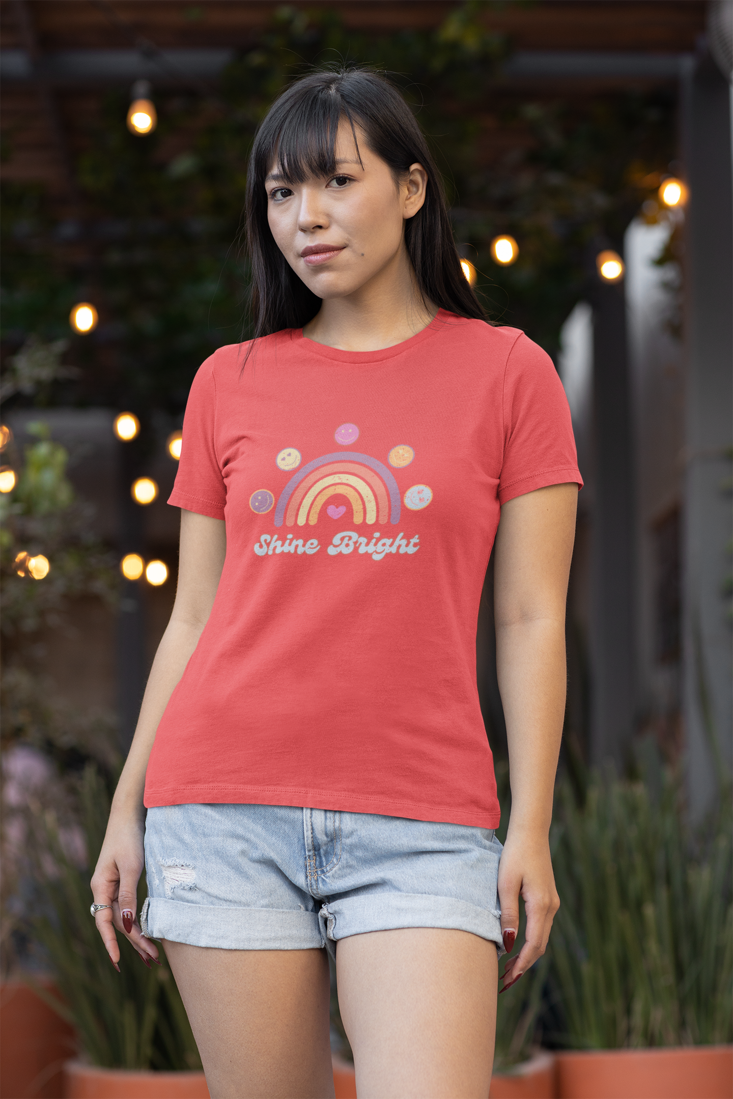 Shine Bright Fitted Relaxed Tee