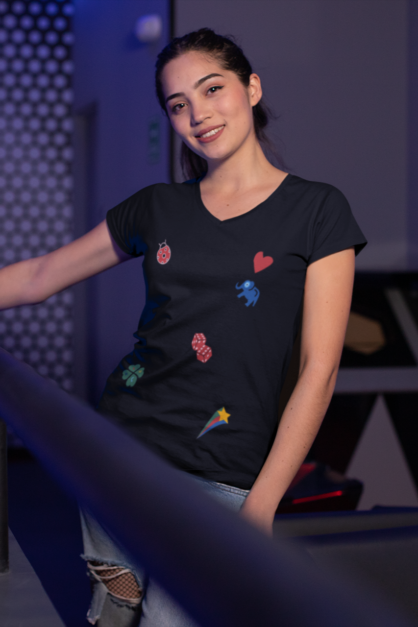 Good Vibes Charm Relaxed Tee