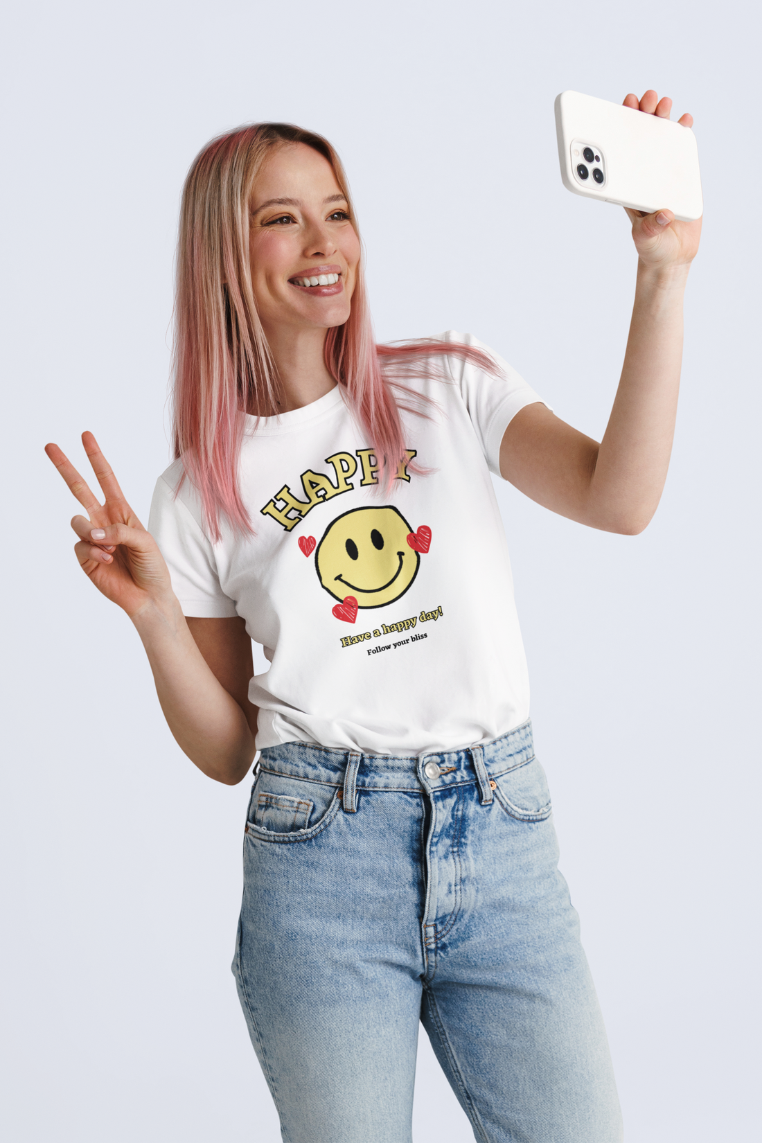 Happy Vibes Relaxed Tee