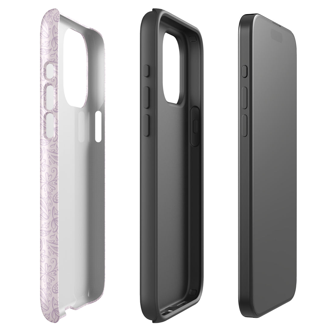 Blush Paisley Bloom Tough Case for iPhone