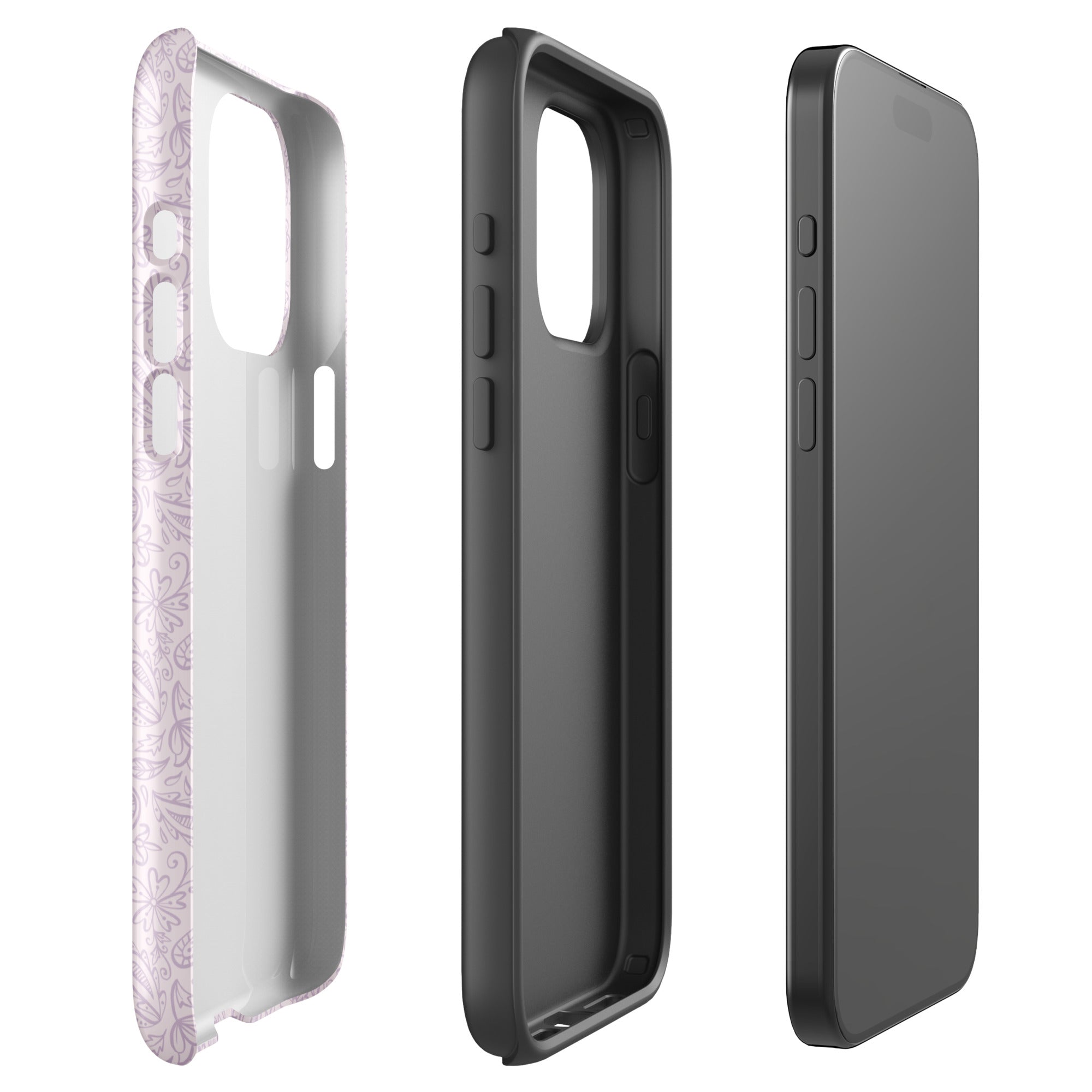 Blush Paisley Bloom Tough Case for iPhone