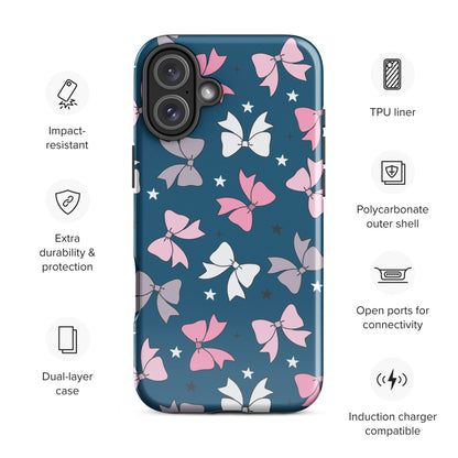Pastel Bows Tough Case for iPhone