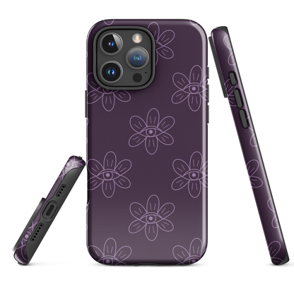 Floral All-Seeing Eye Tough Case for iPhone