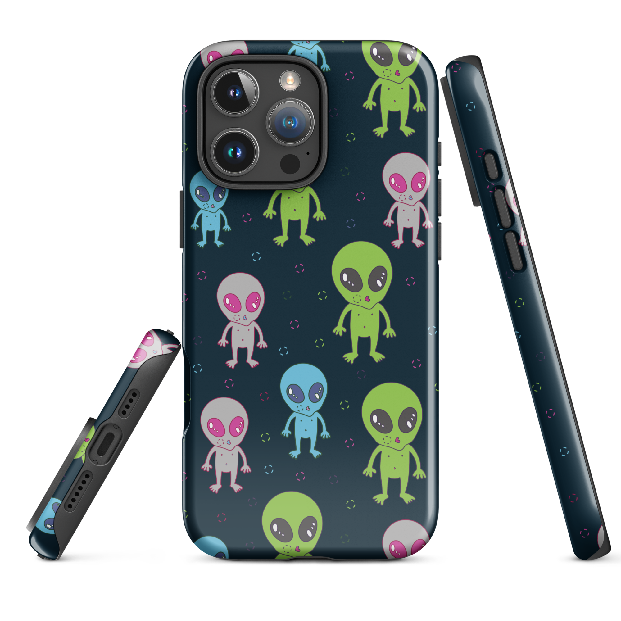 Cosmic Cuties Alien Tough Case for iPhone