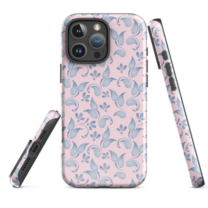 Pink Watercolor Tough Case for iPhone
