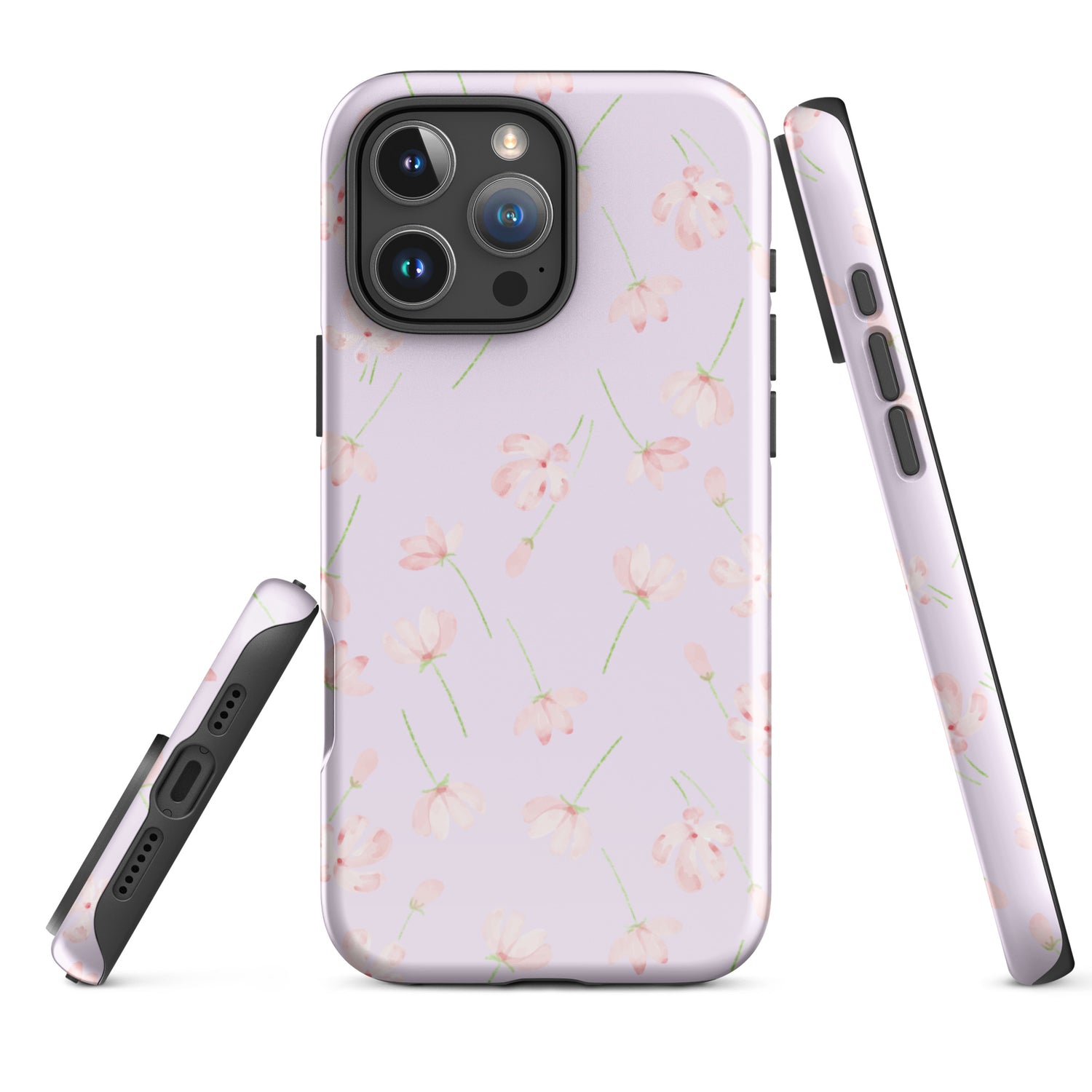 Lavender Blush Floral Tough Case for iPhone