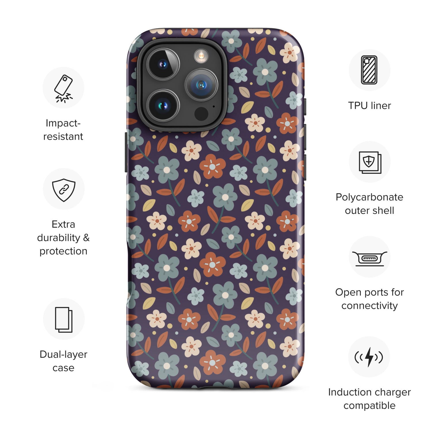 Vintage Bloom Tough Case for iPhone