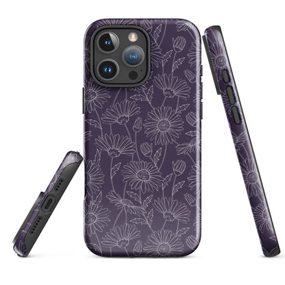 Purple Daisies Tough Case for iPhone