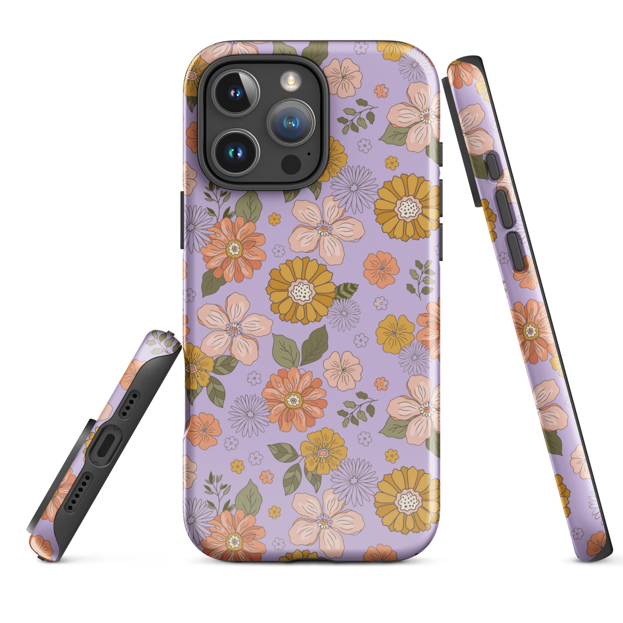 Groovy Floral Tough Case for iPhone