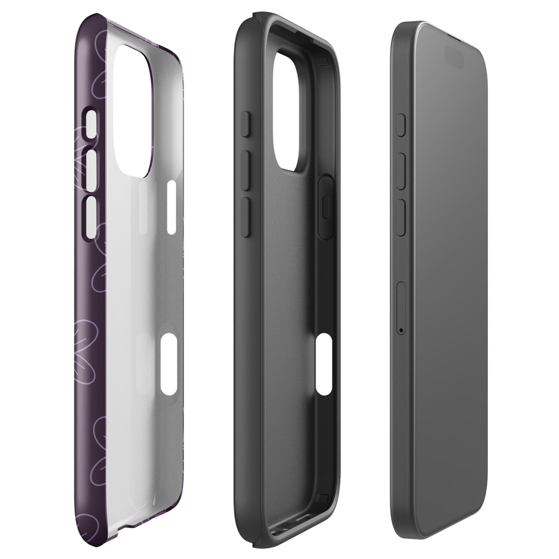 Floral All-Seeing Eye Tough Case for iPhone