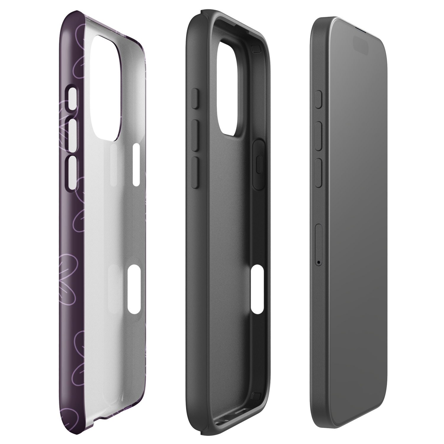Floral All-Seeing Eye Tough Case for iPhone