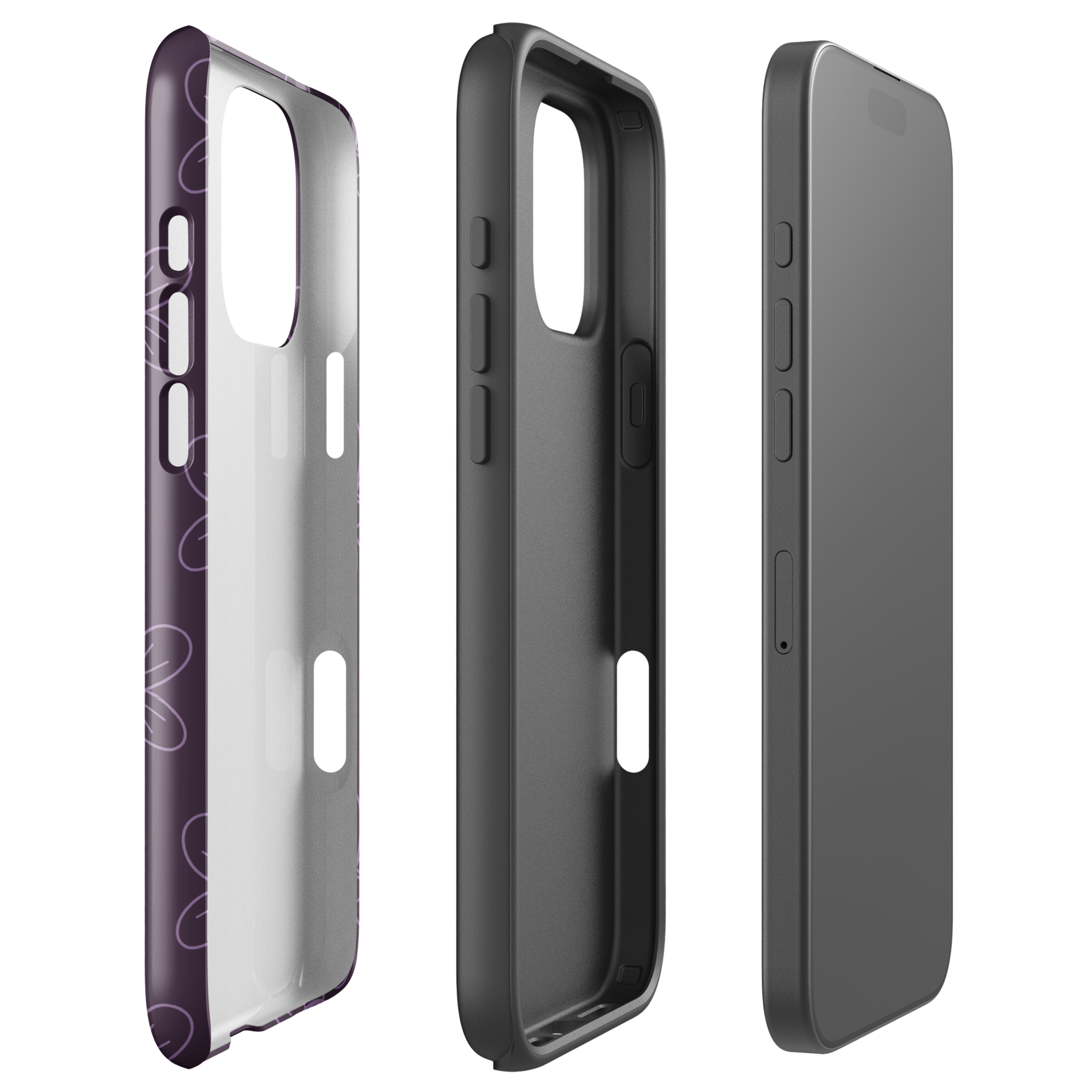 Floral All-Seeing Eye Tough Case for iPhone