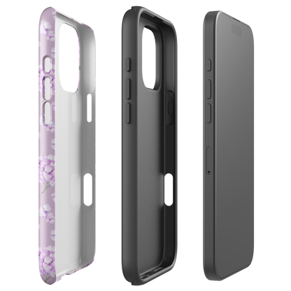 Lilac Hydrangea Bliss Tough Case for iPhone