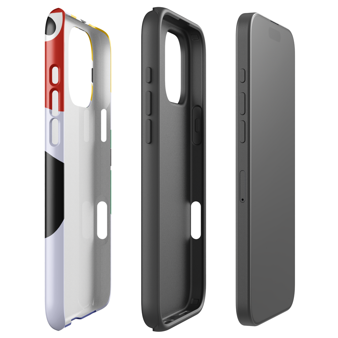 Colorful Hearts Tough Case for iPhone