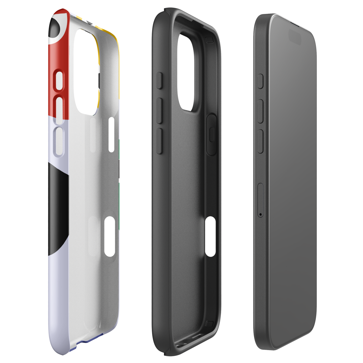 Colorful Hearts Tough Case for iPhone