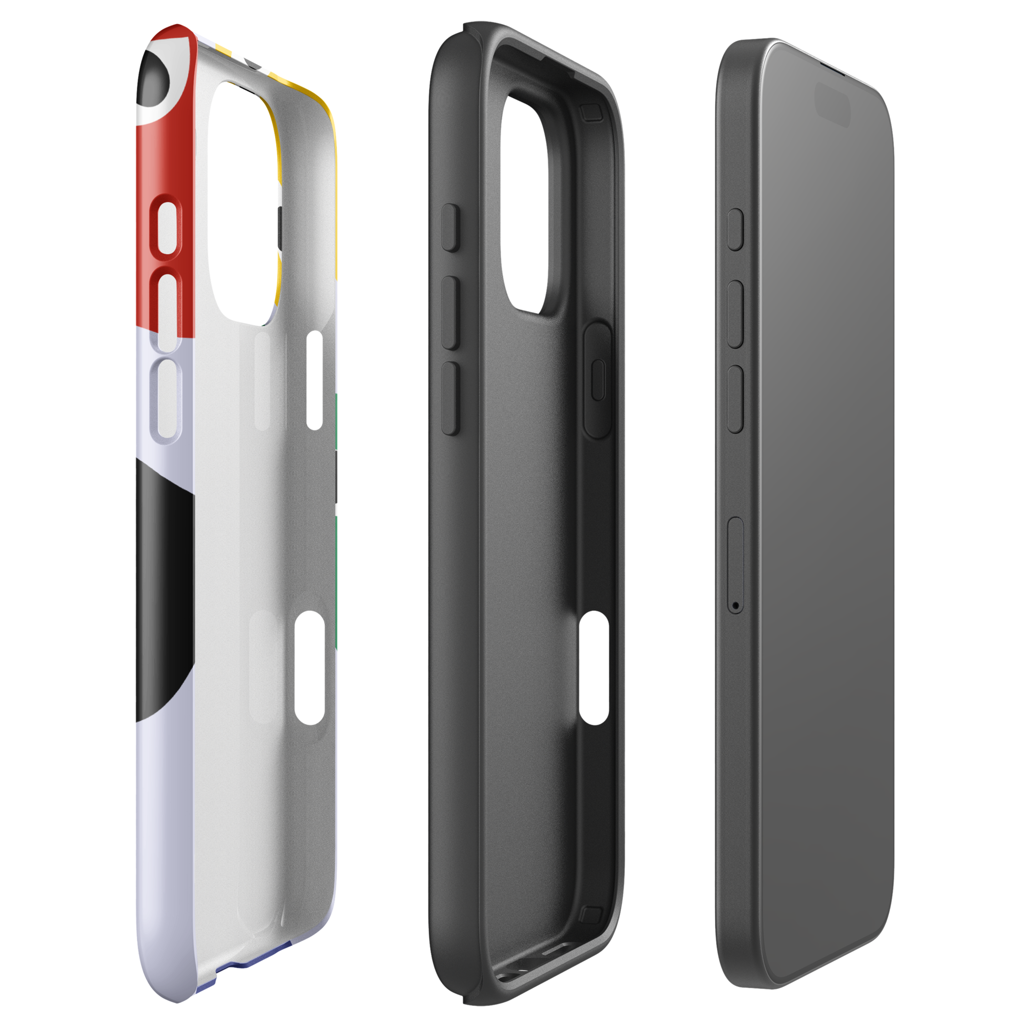 Colorful Hearts Tough Case for iPhone