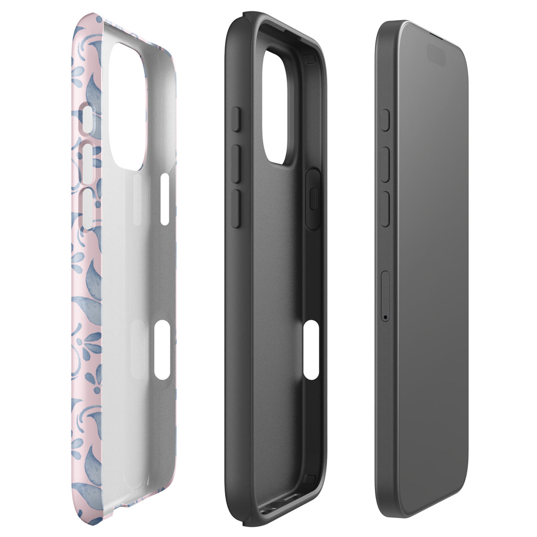 Pink Watercolor Tough Case for iPhone