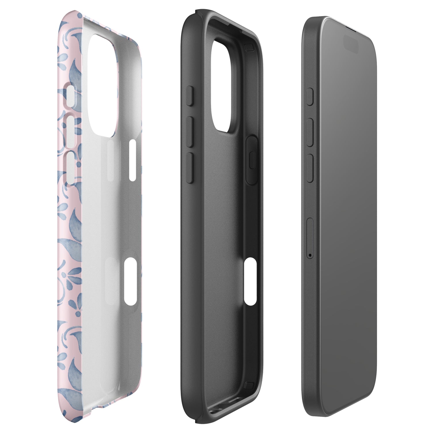 Pink Watercolor Tough Case for iPhone