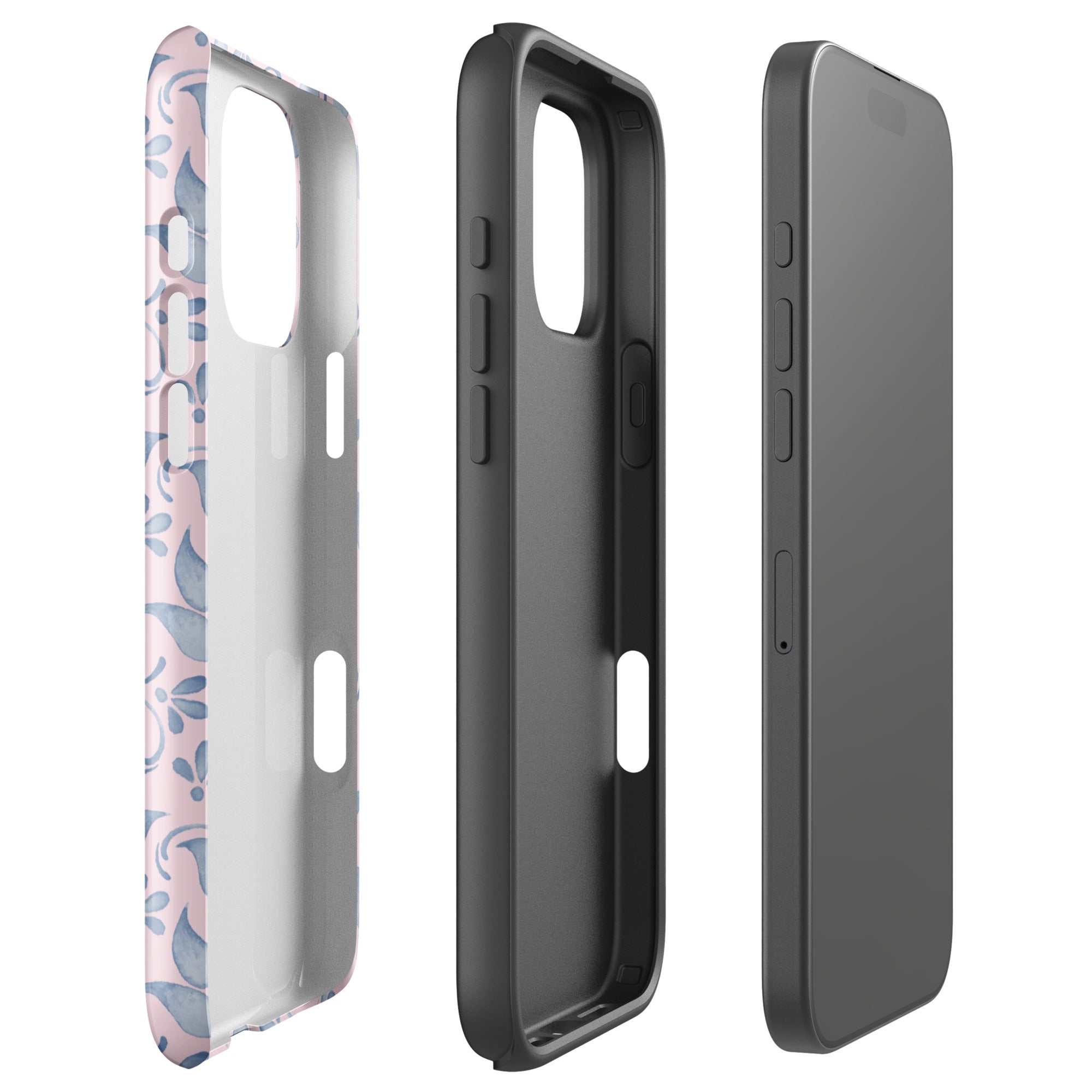 Pink Watercolor Tough Case for iPhone
