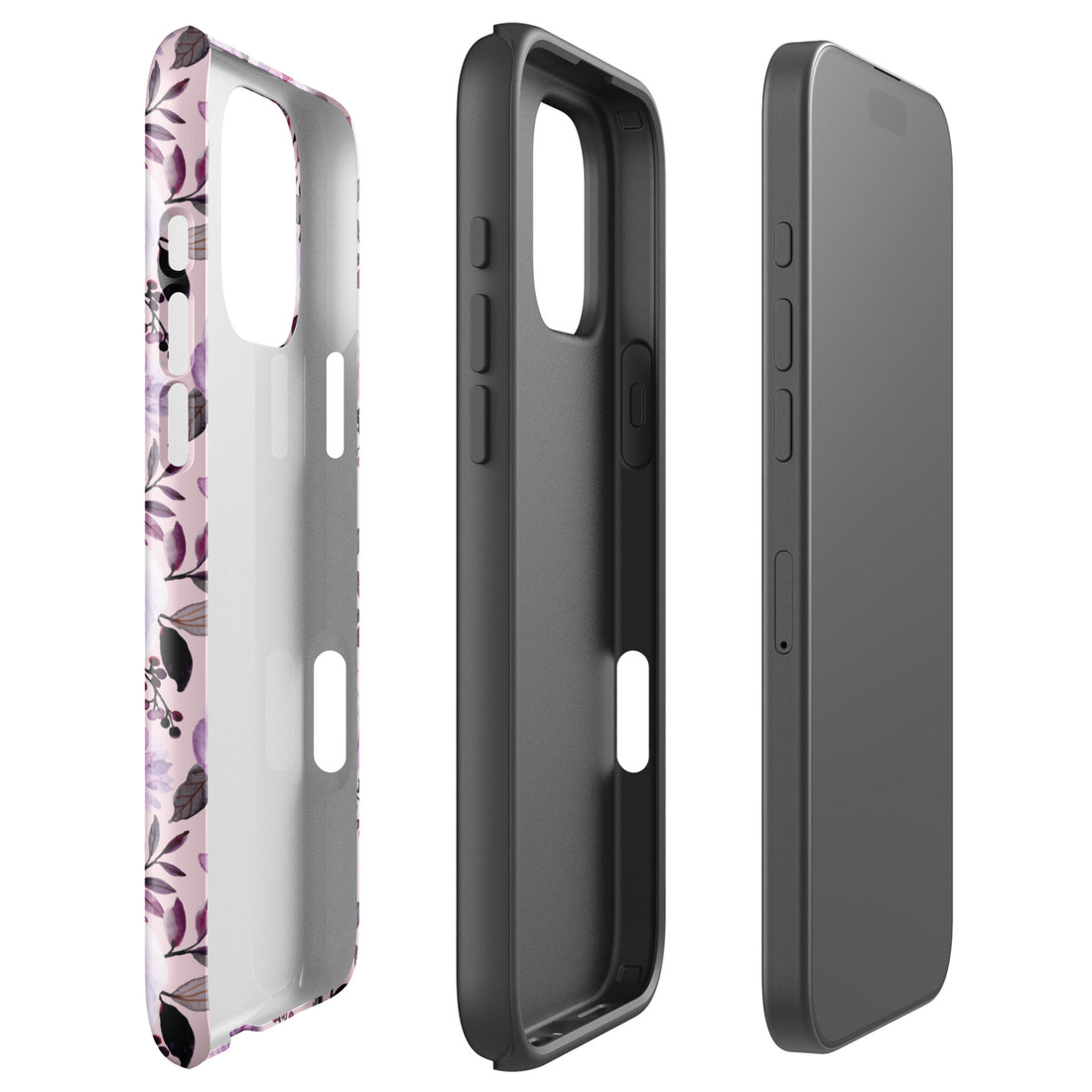 Lilac Bloom Floral Tough Case for iPhone