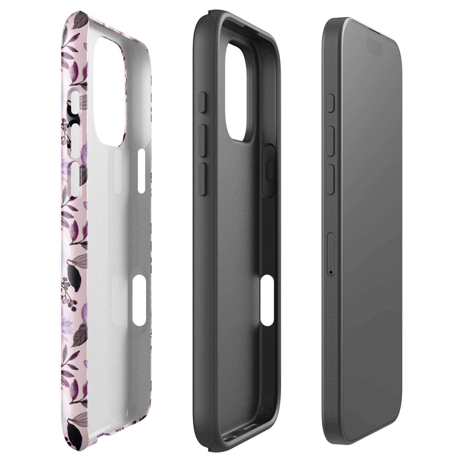 Lilac Bloom Floral Tough Case for iPhone