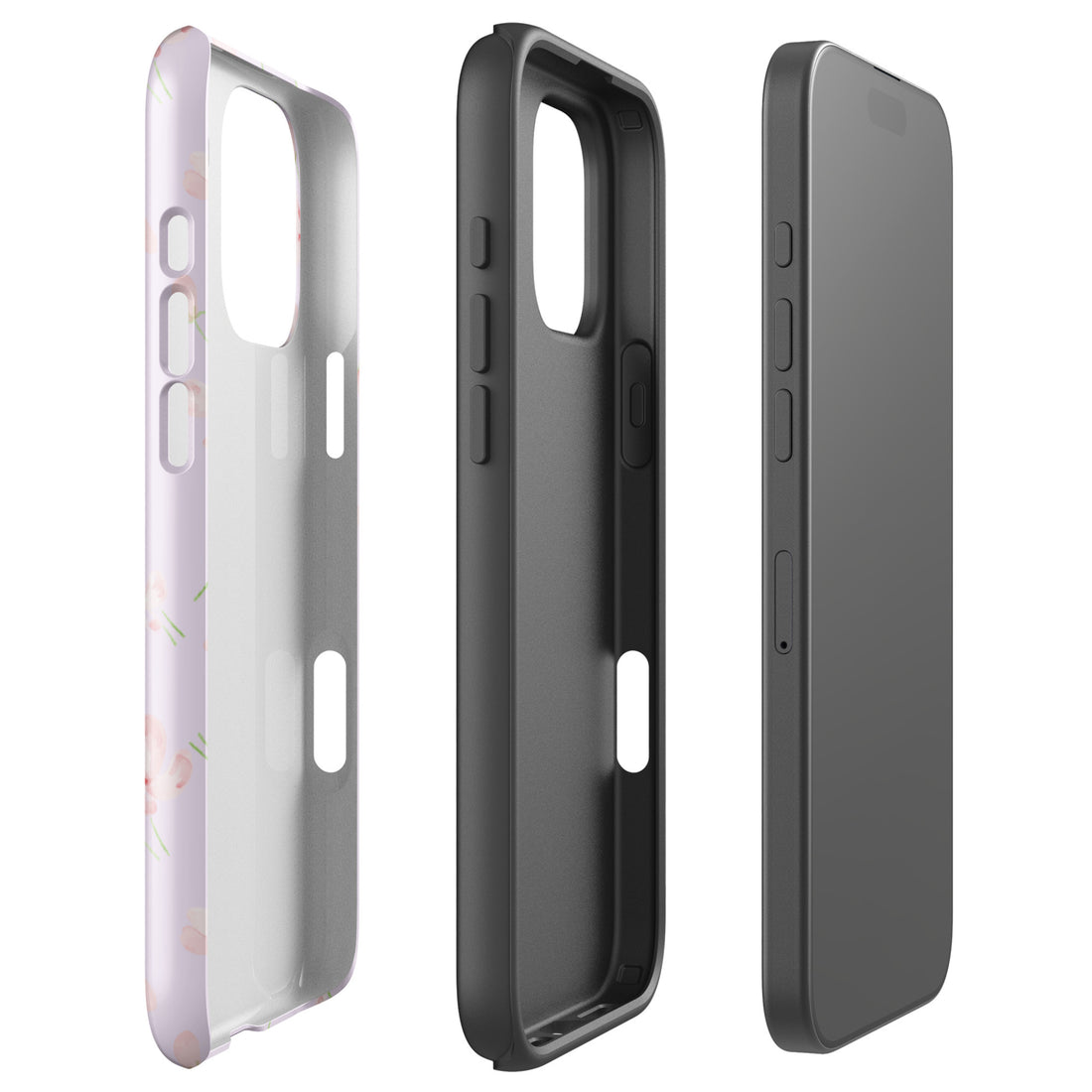 Lavender Blush Floral Tough Case for iPhone