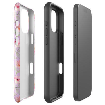 Vintage Rose Floral Tough Case for iPhone