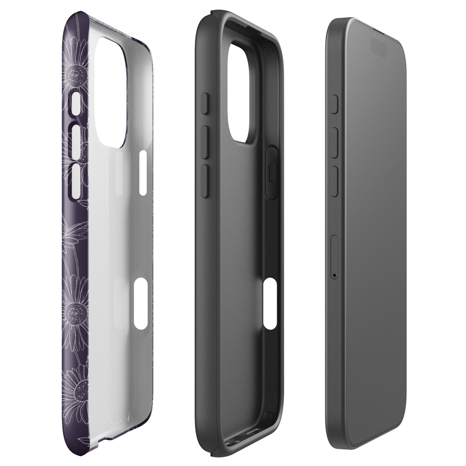 Purple Daisies Tough Case for iPhone