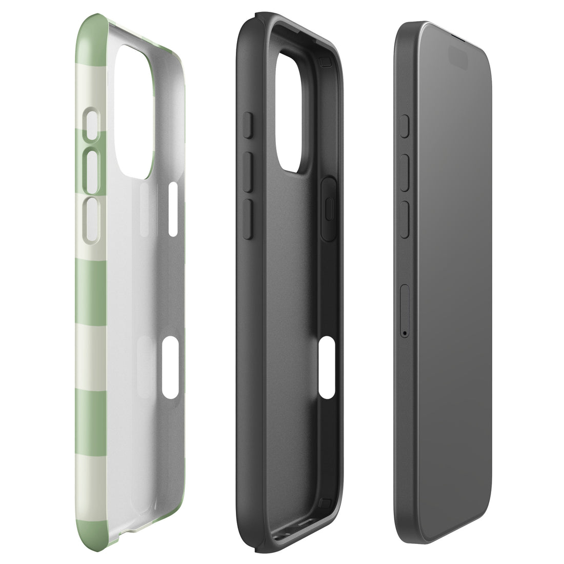 Sage Checkerboard Tough Case for iPhone
