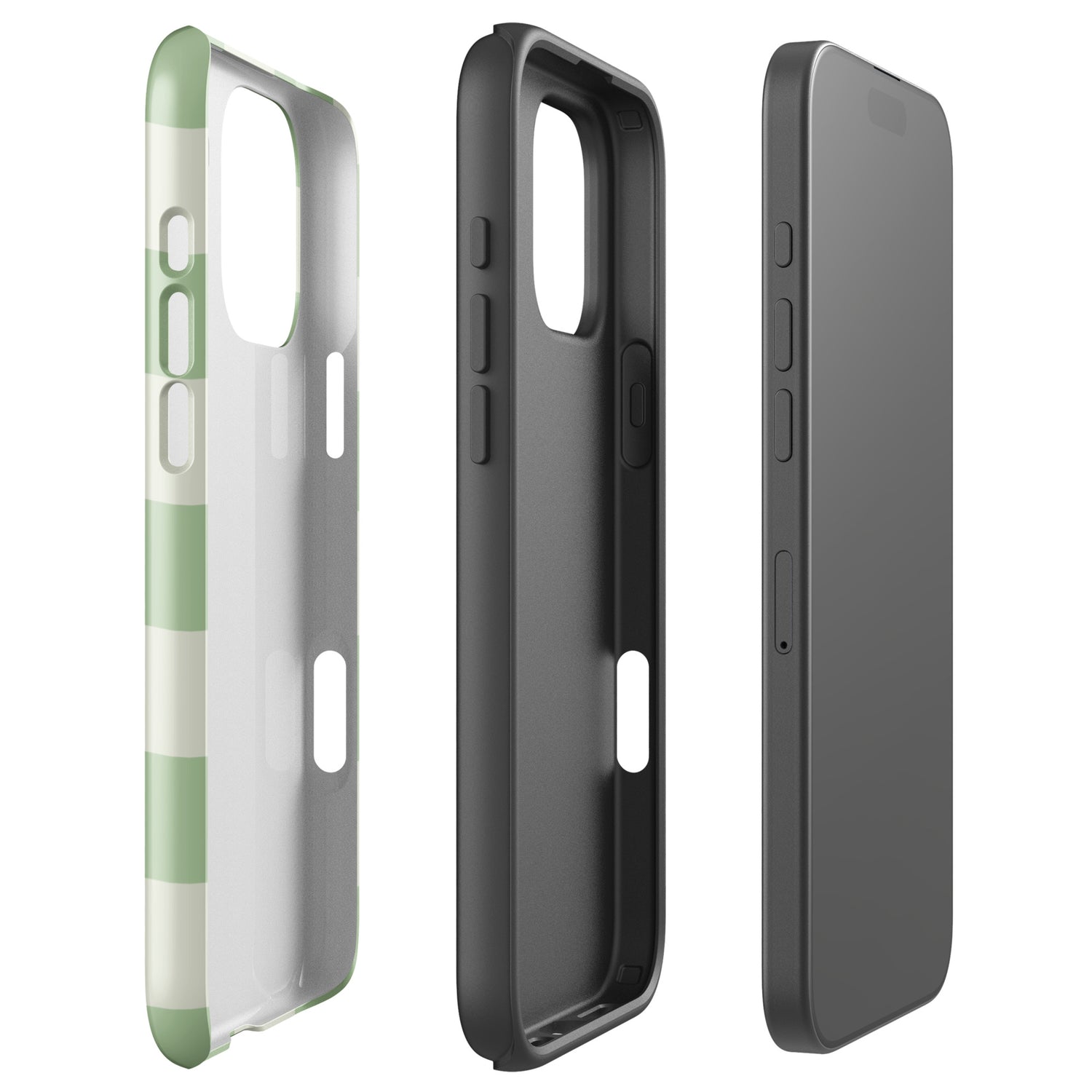 Sage Checkerboard Tough Case for iPhone