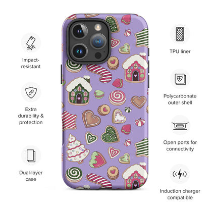 Lavender Gingerbread Tough Case for iPhone