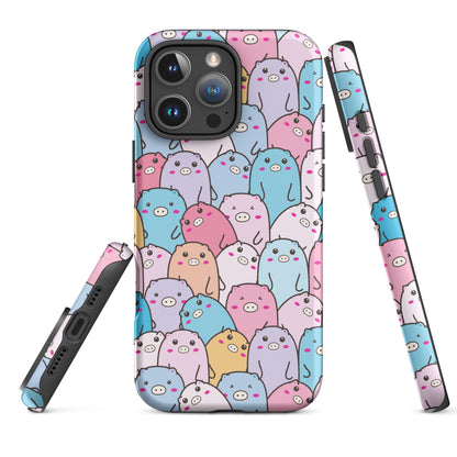 Cute Piggy Tough Case for iPhone