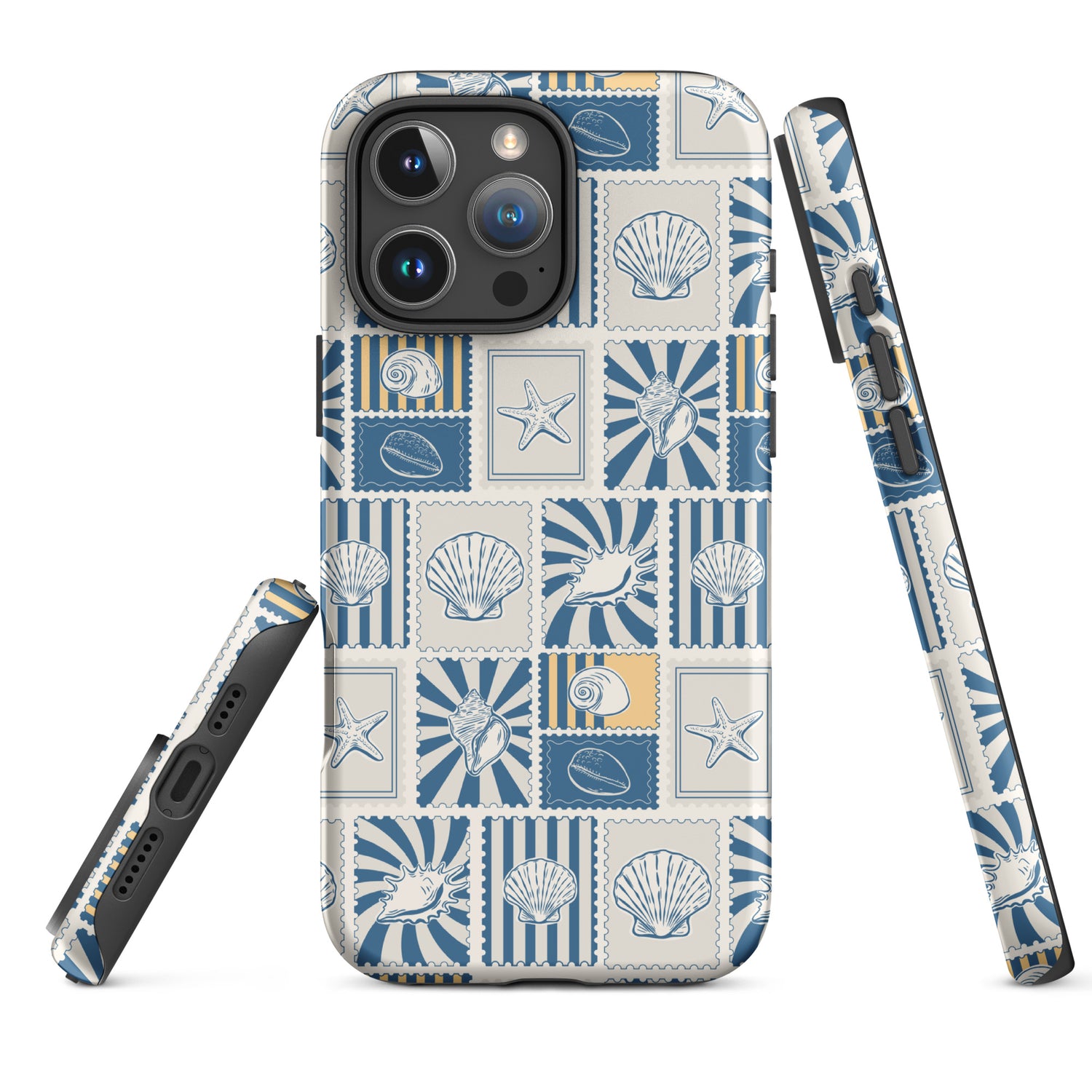 Coastal Patchwork Tough Case for iPhone