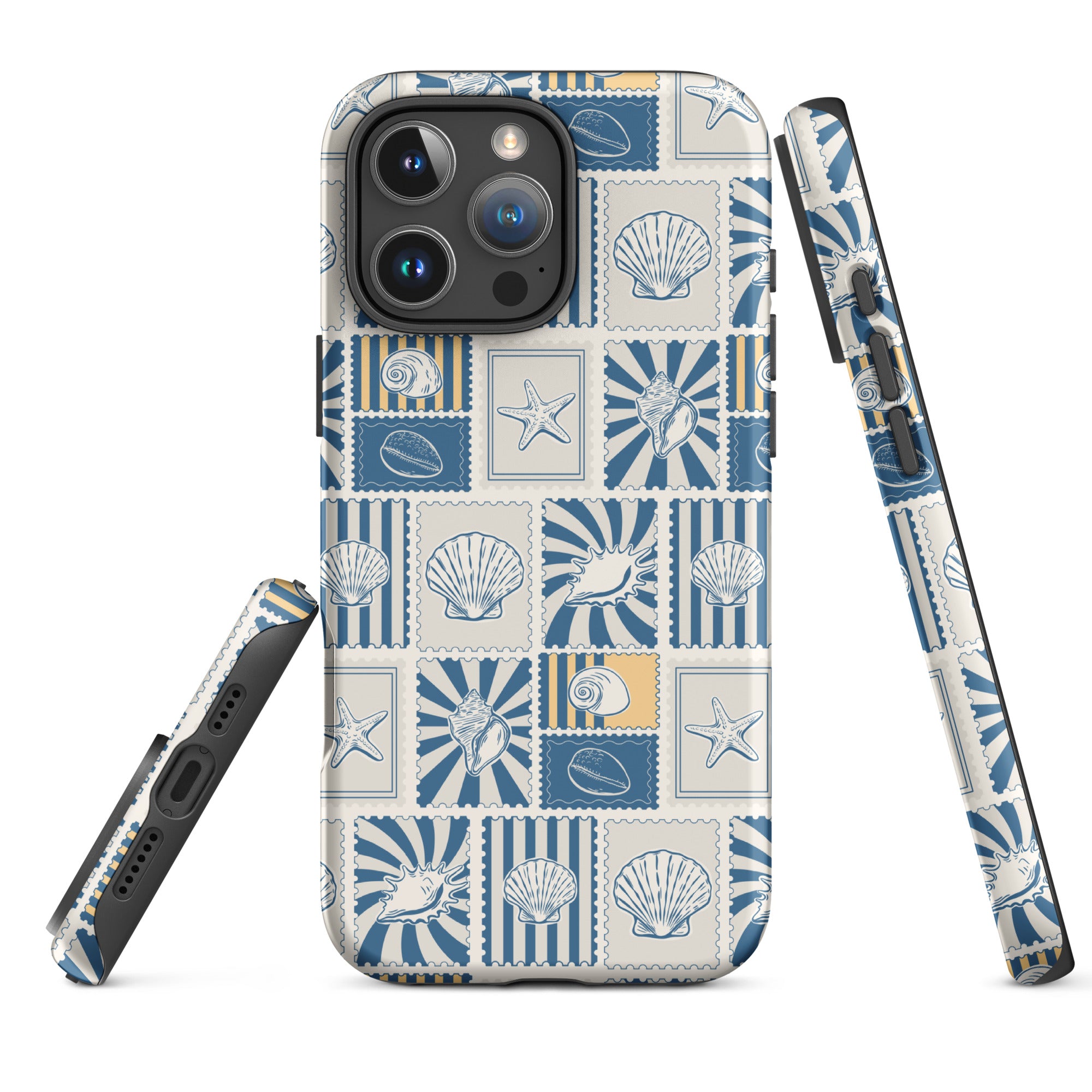 Coastal Patchwork Tough Case for iPhone