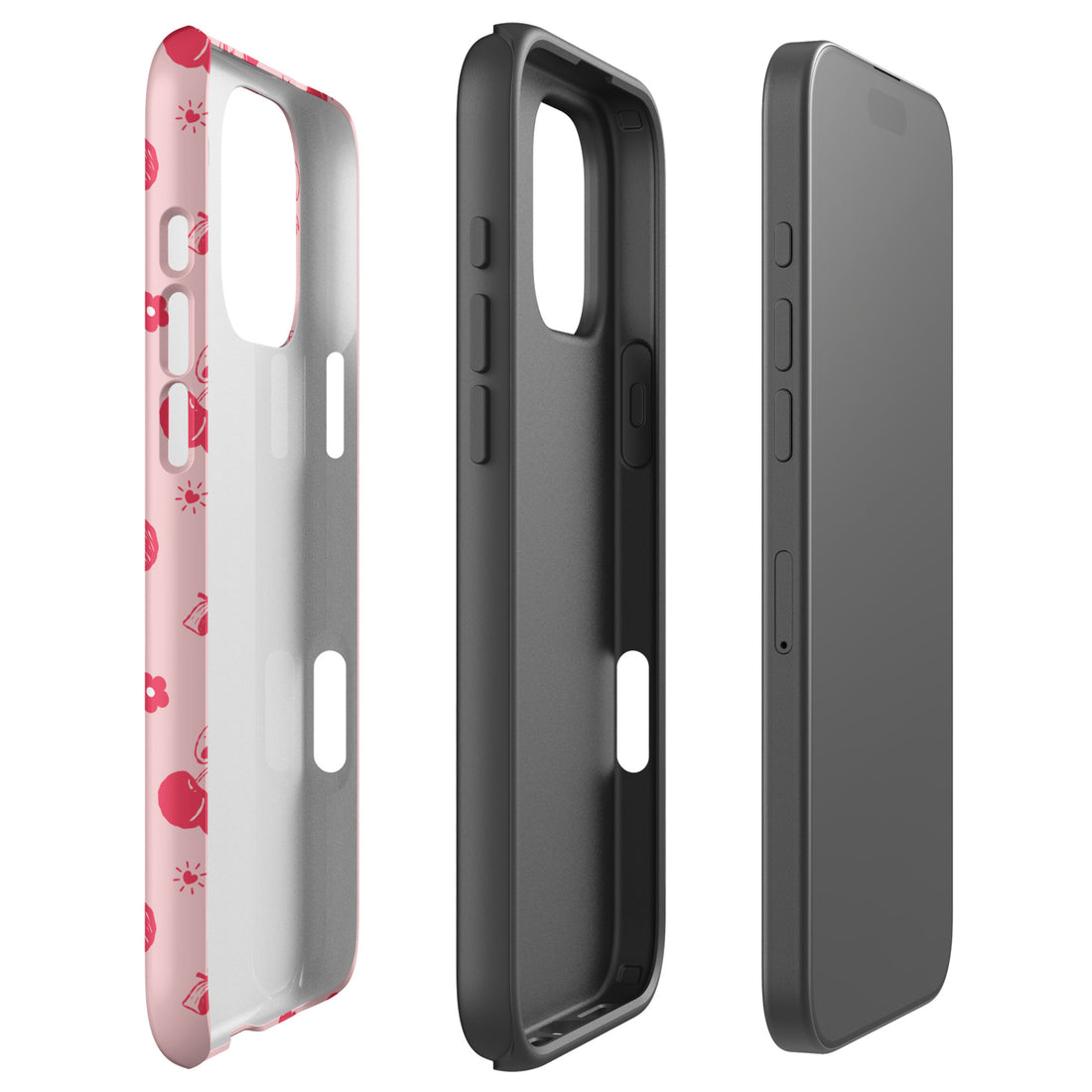 Sketch Cherry Bloom Tough Case for iPhone