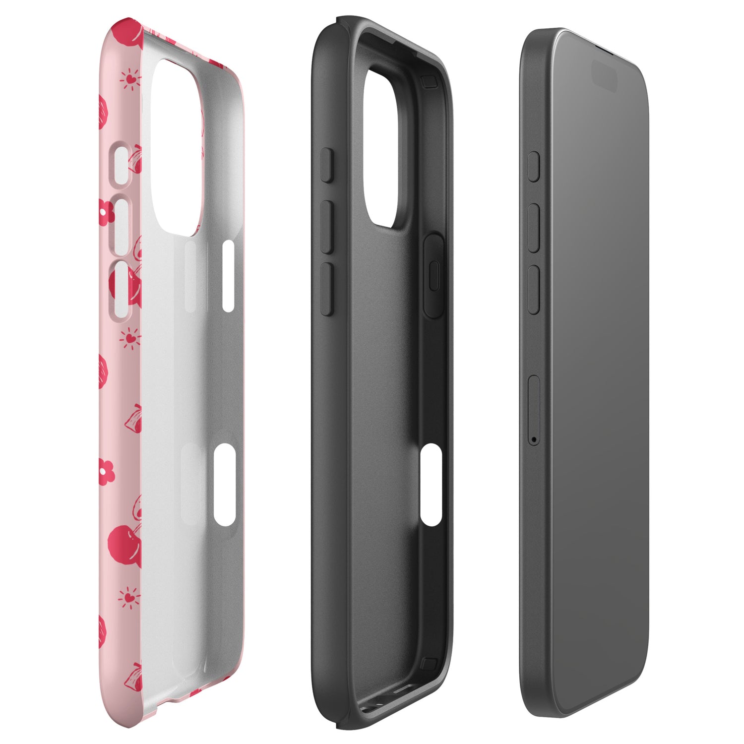 Sketch Cherry Bloom Tough Case for iPhone